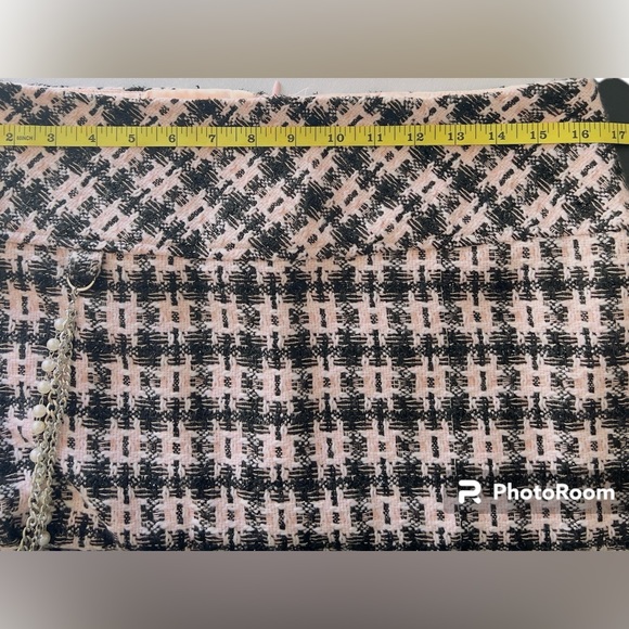 Forever 21 mini rose/black skirt size L NWT - Picture 5 of 6